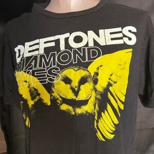 Black and Yellow DEFTONES T-Shirt